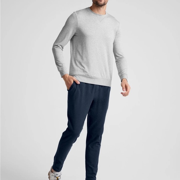 Beyond Yoga Spacedye Take it Easy Men’s Pants Navy Sz Small EUC Slim Fit Active - Picture 16 of 16